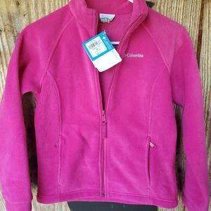 Girls M Columbia Fleece Jacket